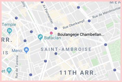 Boulangerie Chambelland Paris Google Map