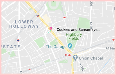 Cookies and Scream Google Map Cookies and Scream Google Map