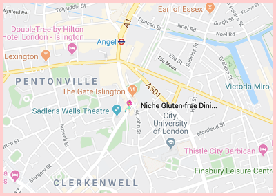 Niche Gluten-free Dining Google Map Niche Gluten-free Dining Google Map