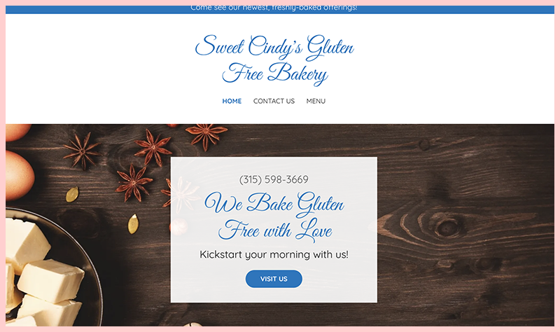 Sweet cindy’s gluten free bakery